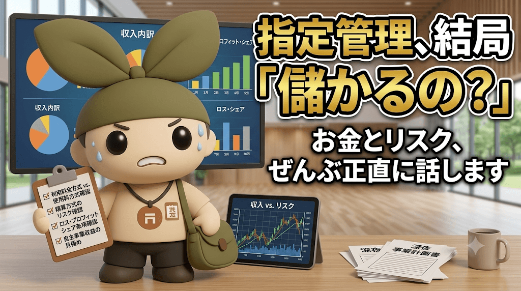 【連載・第6回】「で、結局この仕事って儲かるの?」——指定管理のお金とリスク、ぜんぶ話します