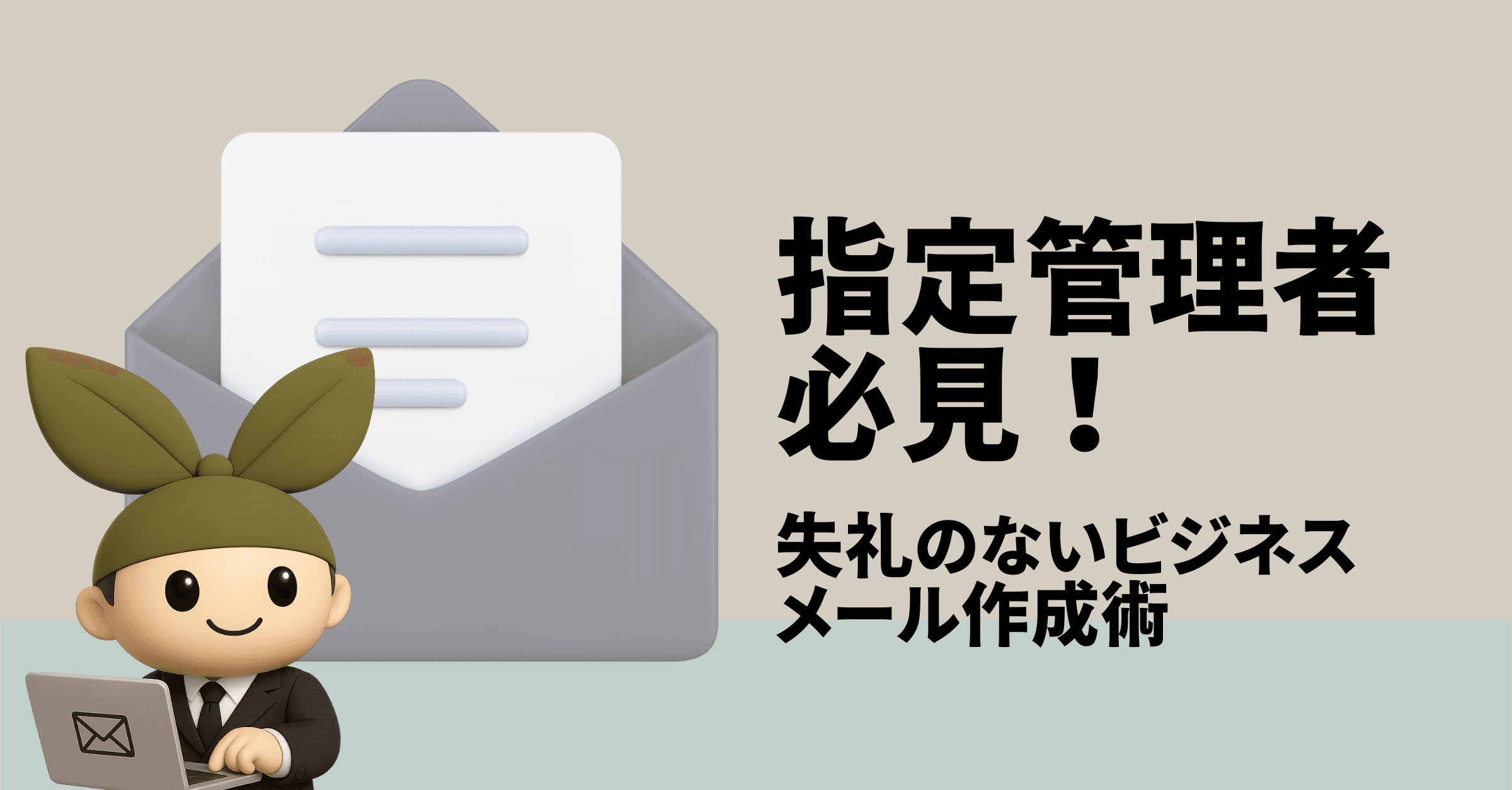 指定管理者必見!ChatGPT活用で謝罪・催促メールの悩み解決【失礼のないビジネスメール作成術】