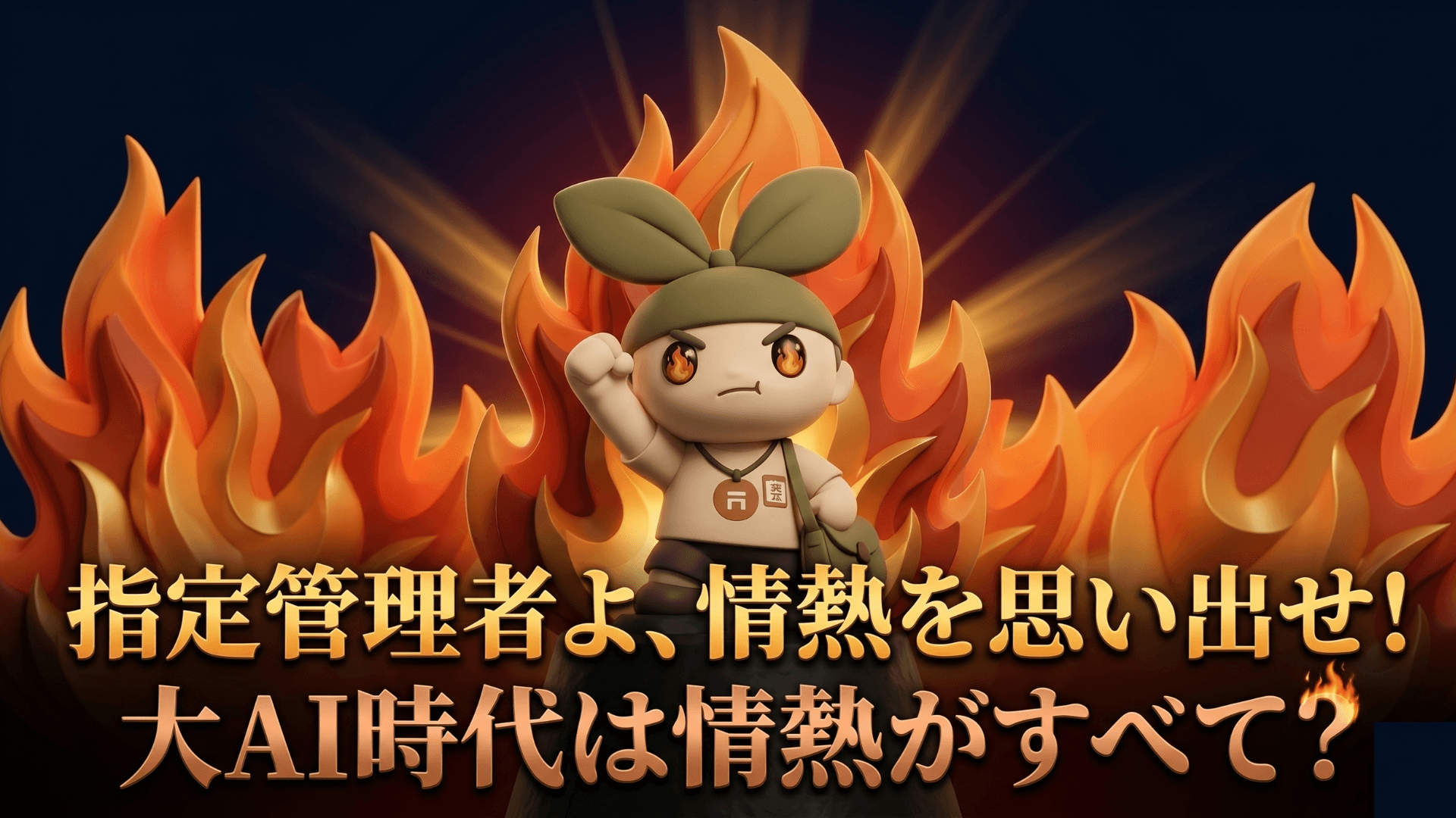 【編集長コラム】AI時代の指定管理者は「情熱」で勝つ。デザインや文章力で差がつかなくなる日